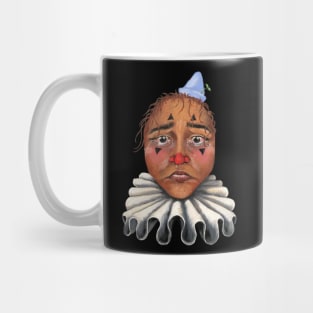 Sad Clown painting Mug